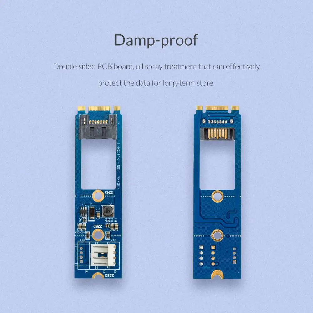 ORICO SATA 7PIN к M.2 адаптер NGFF с питанием SSD адаптер SATA к M.2 адаптер для 2242 2260 2280 SATA 3 к M.2 NGFF SSD