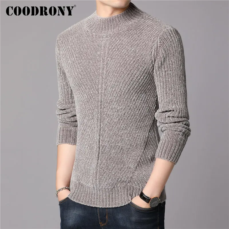 COODRONY Brand Turtleneck Sweaters Thick Warm Winter Sweater Men Cotton Pullover Men New Arrival Fashion Casual Pull Homme 91131