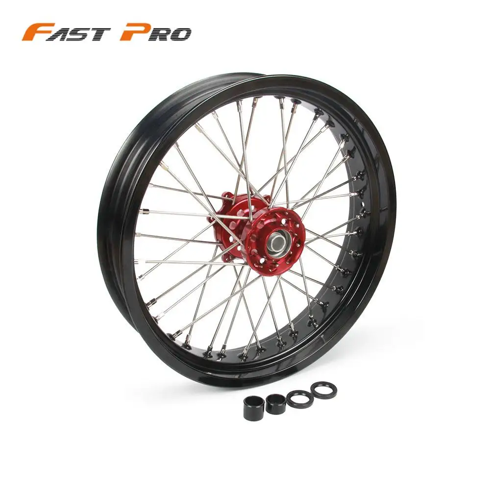 Обод мотоцикла переднее колесо Spoked литье для Honda CR125 CR250 CRF250R CRF450R CRF450X CRF250X 2000- эндуро ступицы диски