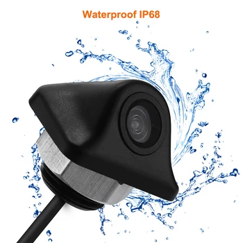 

Rear View Camera Backup Black Universal Wide Angle Shockproof Auto Parking Waterproof Metal HD Night Vision Car Reversing