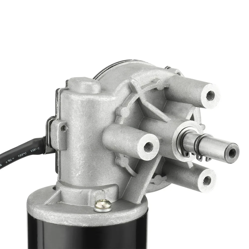 UXCELL горячий DC12V 60 Вт 60 об/мин 8н. М Реверсивный червячный мотор с высоким крутящим моментом снижение скорости Электрический мотор редуктора JCF63L