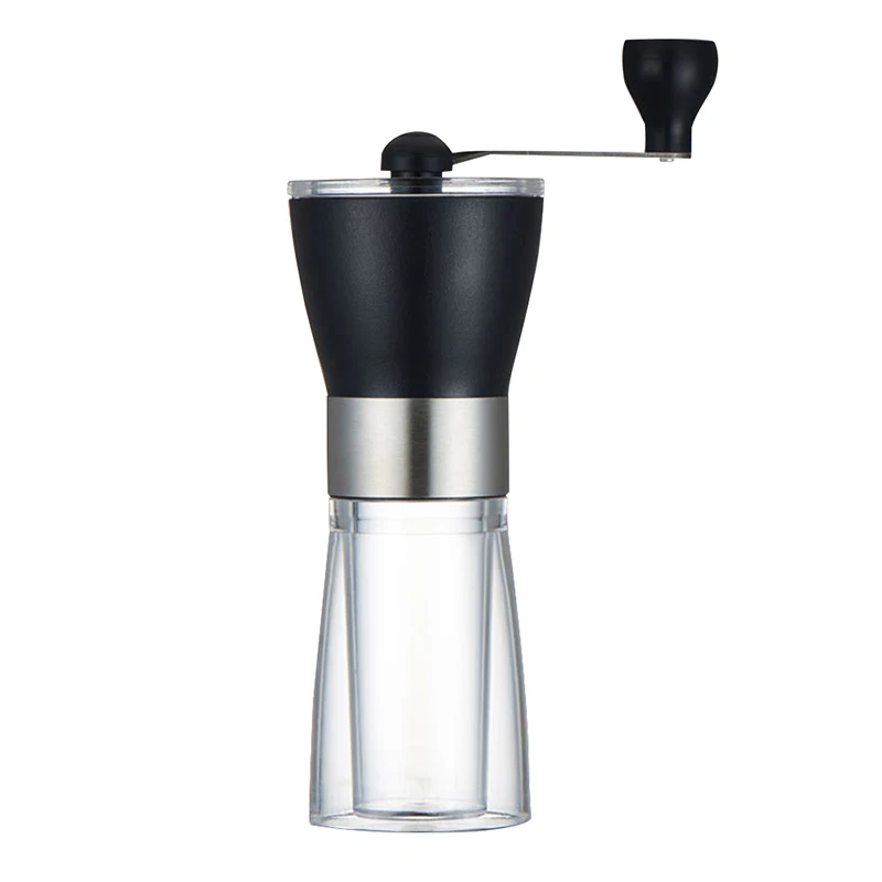 A Detachable Manual Coffee Grinder Adjustable Coarseness Household Hand Crank Mill - Color: A