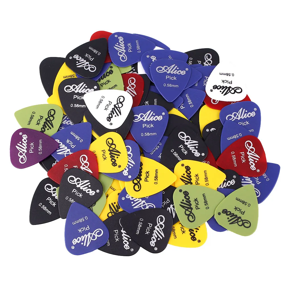 Гитара палочки Коробка ABS многоцветный Plectrum 100 шт./кор. Plectrum Электрические Музыкальные инструменты аксессуары Музыка