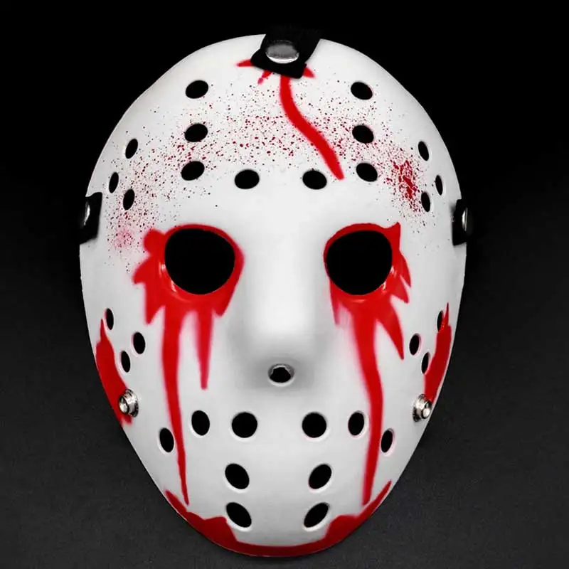 Стильные Jason Voorhees Friday the 13th Horror Hockey страшная маска на Хеллоуин Вечерние Маски - Цвет: blood