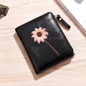 

Women Wallet Slim Fashion 2020 Luxury Leather Top Selling ID Credit Card Coin Holder Organizer Moda Mujer Female Small Purse