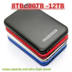HDD Externe 8 TO Disque SSD 12 TO Périphérique De Stockage Disque dur 10 TO Ordinateur Portable USB3.0 SSD Disque Dur Mobile 