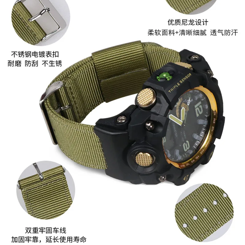 Nylon Watch Strap For Casio G Shock Mudmaster Gwg 1000 Replacement Watch Band Gshock Wrist Bracelet Fabric Watchbands Gwg1000 1a Watchbands Aliexpress Nylon Watch Strap For Casio G Shock Mudmaster Gwg 1000 Replacement Watch Band Gshock Wrist Bracelet Fabric Watchbands Gwg1000 1a Watchbands Aliexpress