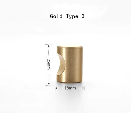 Gold Type 3 Стиль Роскошные ручки для мебели для шкафа кухни для мебели из сплава алюминия ручка комода ручки для ящиков настенные крючки - Цвет: Gold Type 3