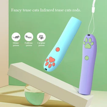 

LED Light Pointer Paw Style Interactive Toy Pet Accessories Cat Toys Laser Cat Teaser Pet Scratching Training Tool Cat Stick