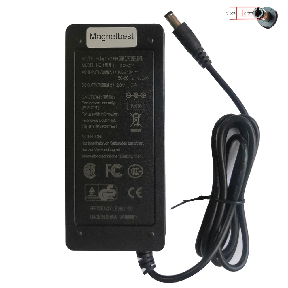 Зарядное устройство с адаптером переменного тока для PMW280200 28 в 2A OPI Studio LED Lamp