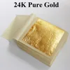 100PCS 24K Gold Leaf Edible Gold Foil Sheets for Food Cake Decoration Arts Crafts Paper Home Real Gold Foil Gilding ► Photo 1/6