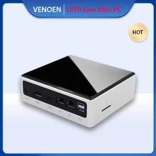 10TH Gen Quad Core Mini escritorio PC Intel i7 10610U 10510U I5 10210U Mini PCIE Wifi BT M.2 SSD Linux Windows 10 Pro Computador