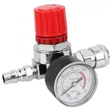 Регулятор давления переключатель управления клапан манометр с мужской/женский разъем для воздушного компрессора цинковый сплав