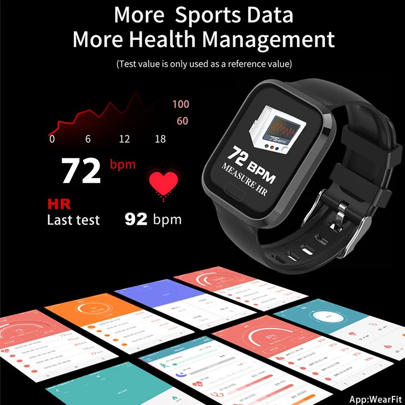 YH3 Bluetooth Smartwatch  Smart Bracelet Heart Rate Fitness Monitor Blood Pressure IP67 Waterproof Wristband For Andriod,IOS