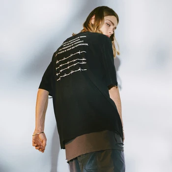 

THORN Print T-Shirts Hip Hop Streetwear Tshirts Men 2020 Fashion Summer Casual Short Sleeve Tops Tees Male