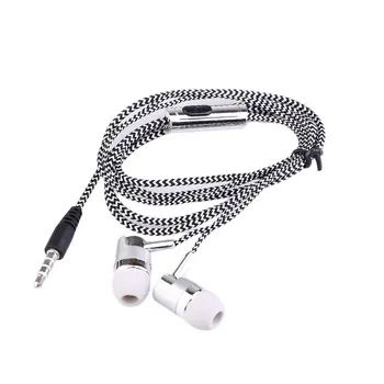 

Professional KY-38 200Hz-20000KHz 32 ohm Color Cloth Line Heavy Bass Sound In Ear Music Earphones Universal Mobile Phone Headset