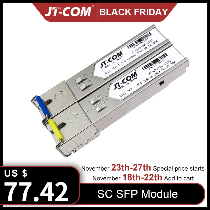 5 pair 1Gb SC 5KM/20KM SFP Module Gigabit Optical