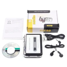 

Cassette Player USB Cassette to MP3 Converter Capture Audio Music Player Tape Cassette Recorder Protable Radio Player
