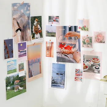 

Material Package Set Ins Style Wall Poster Hand Account Material Decorative Stickers Wall Decration Poster Pack With Sticker