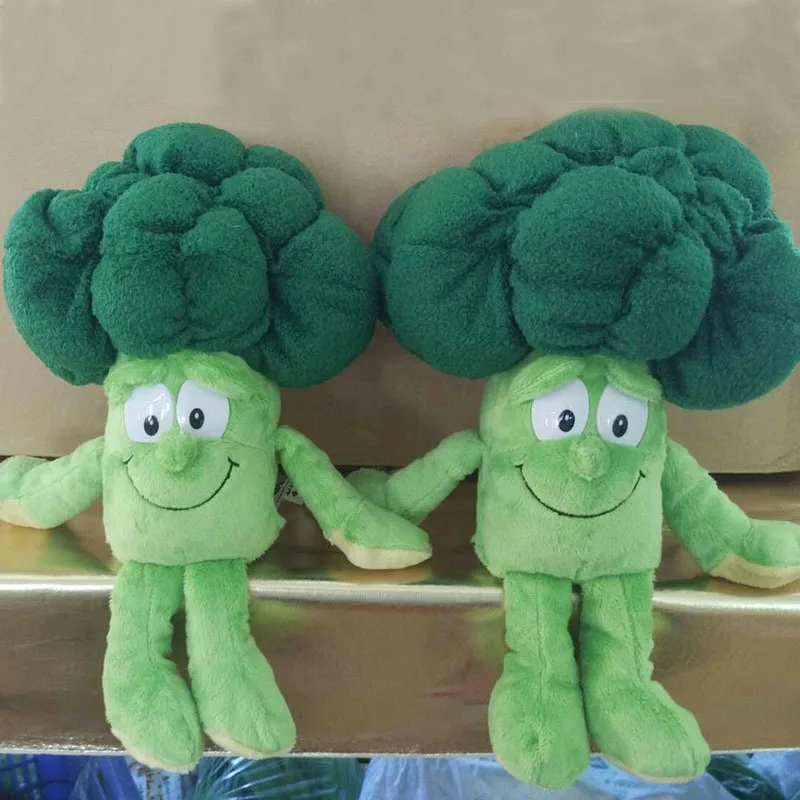 1 шт. фрукты овощи мягкая плюшевая игрушка мягкая кукла милый подарок для детей AN88 - Цвет: broccoli