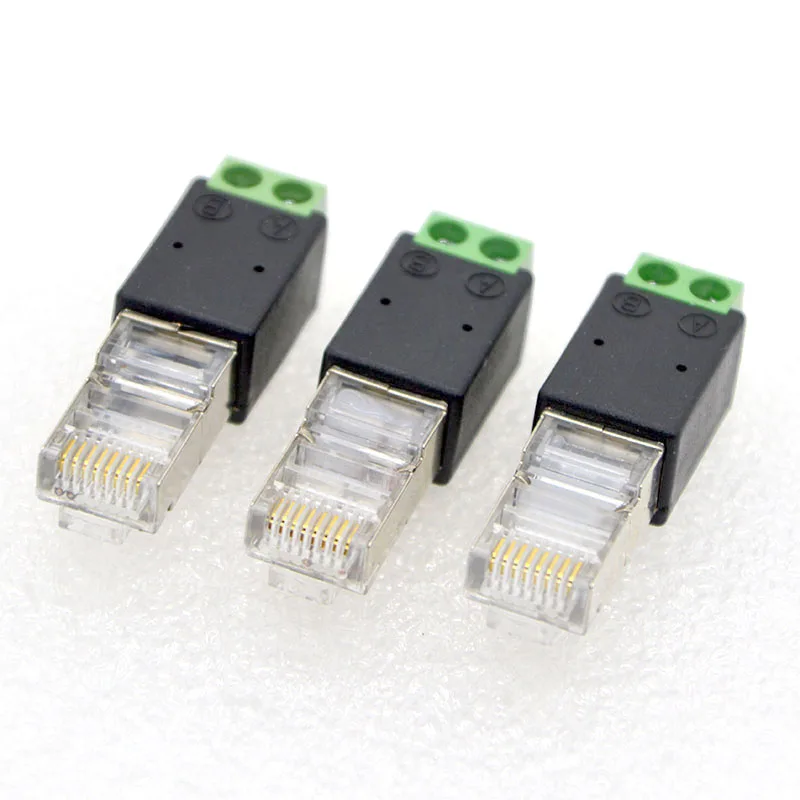10 pcs novo rj45 para 485 conector 01