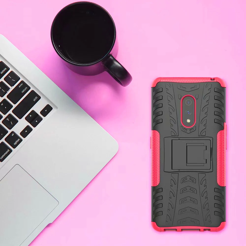 Для OPPO Realme X K3 3 3Pro чехол жесткий пластиковый мягкий силиконовый гибридный бронированная подставка PC+ TPU чехол для OPPO Realme 3 3Pro C2 A1K чехол