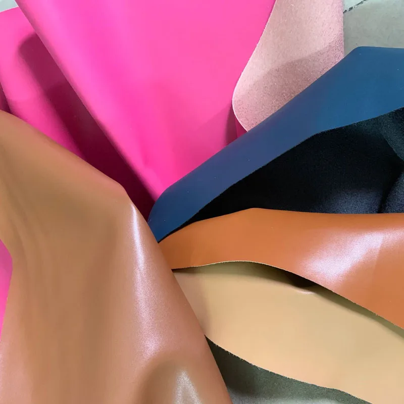 

High Quality Rexine Microfiber Pu Imitation Calf Texture Leather Material