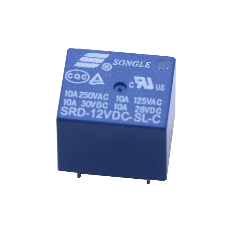

5pcs/lot SRD-12VDC-SL-C T73-12V 5 pin PCB Type 12V DC Power Relay