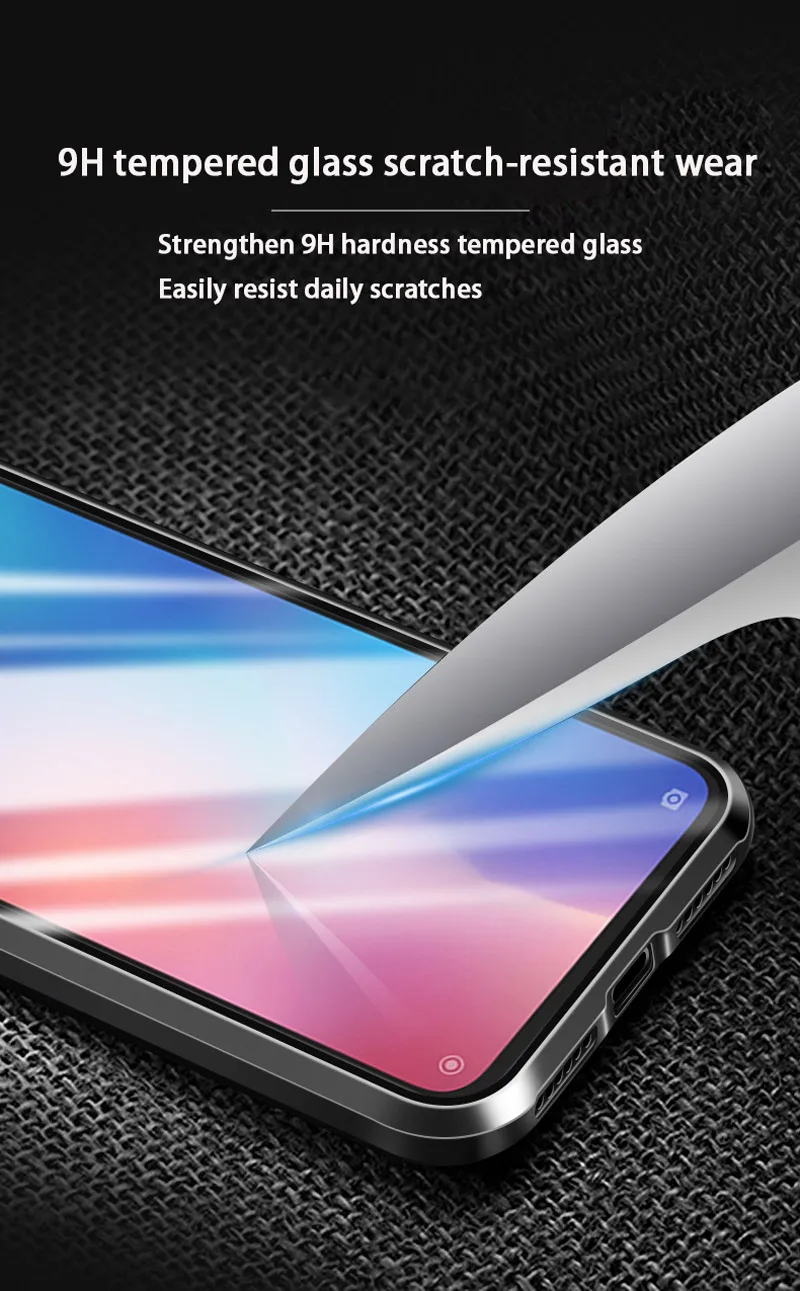 Чехол из закаленного стекла для REDMI NOTE 7 PRO K20PRO K20 7A XIAOMI 9T PRO 9TPRO 9SE 9 6X A2 CC9 CC9E Магнитный адсорбционный металлический чехол