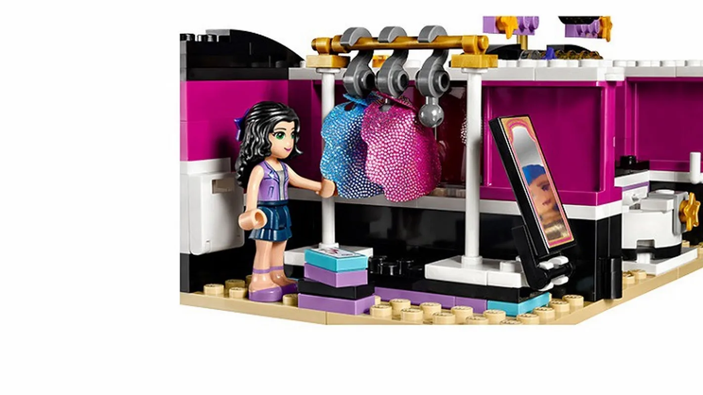 Ceny BELA 10404 Livi Pop Star garderoba klocki zabawki kompatybilny z Legoinglys przyjaciele 41104 dla dziewczyny