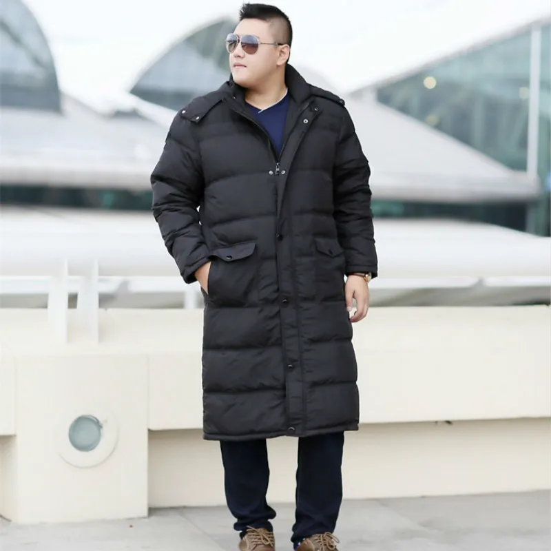 

Duck White 90% Down Coat Men Korean Plus Size Winter Coat Men Long Puffer Jacket Men Warm Doudoune Homme 150A YY1303