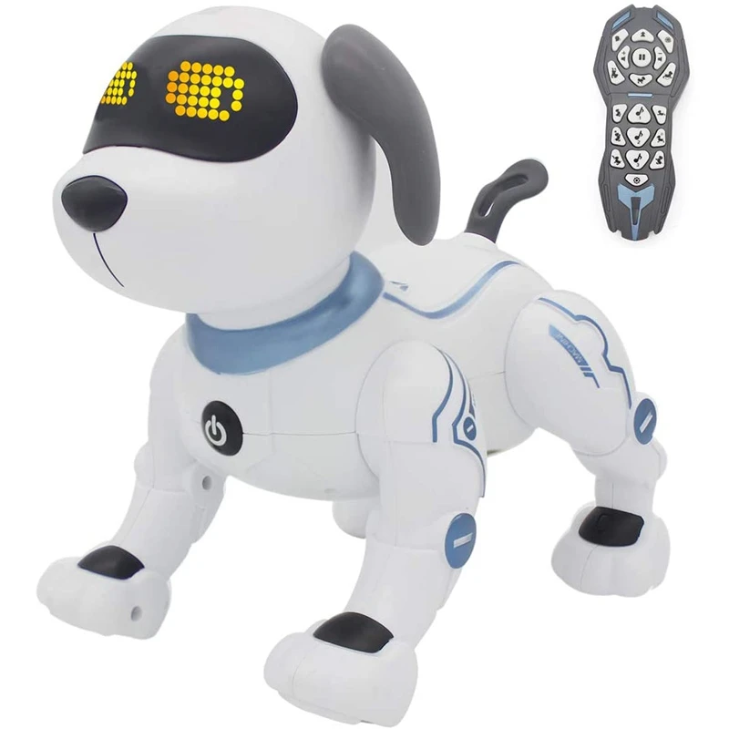 Electronic Pets RC Animal Programmable Robot Dog Voice Remote Control Toy Puppy Music Song for Kids Birthday Gift | Игрушки и хобби
