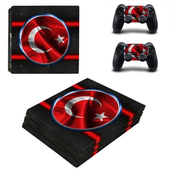 

National Flag Of Turkey Style Skin Sticker for PS4 Pro Console And Controllers Decal Vinyl Skins Cover Style 0815