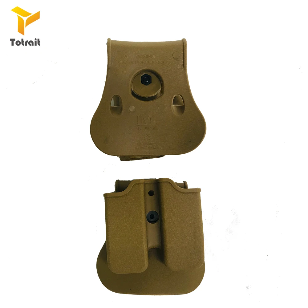 TOtrait Тактический IMI Glock боевой пистолет кобура Охота для Glock 17 19 22 26 31 чехол для пистолета с зажимом для журналов Чехлы аксессуары