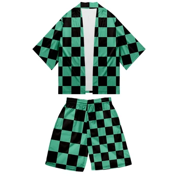 

Demon Slayer: Kimetsu no Yaiba 3D t shirt Sports Unisex Kimono suit hort-sleeved t shirt Trend Casual Short-sleeved Kop casual