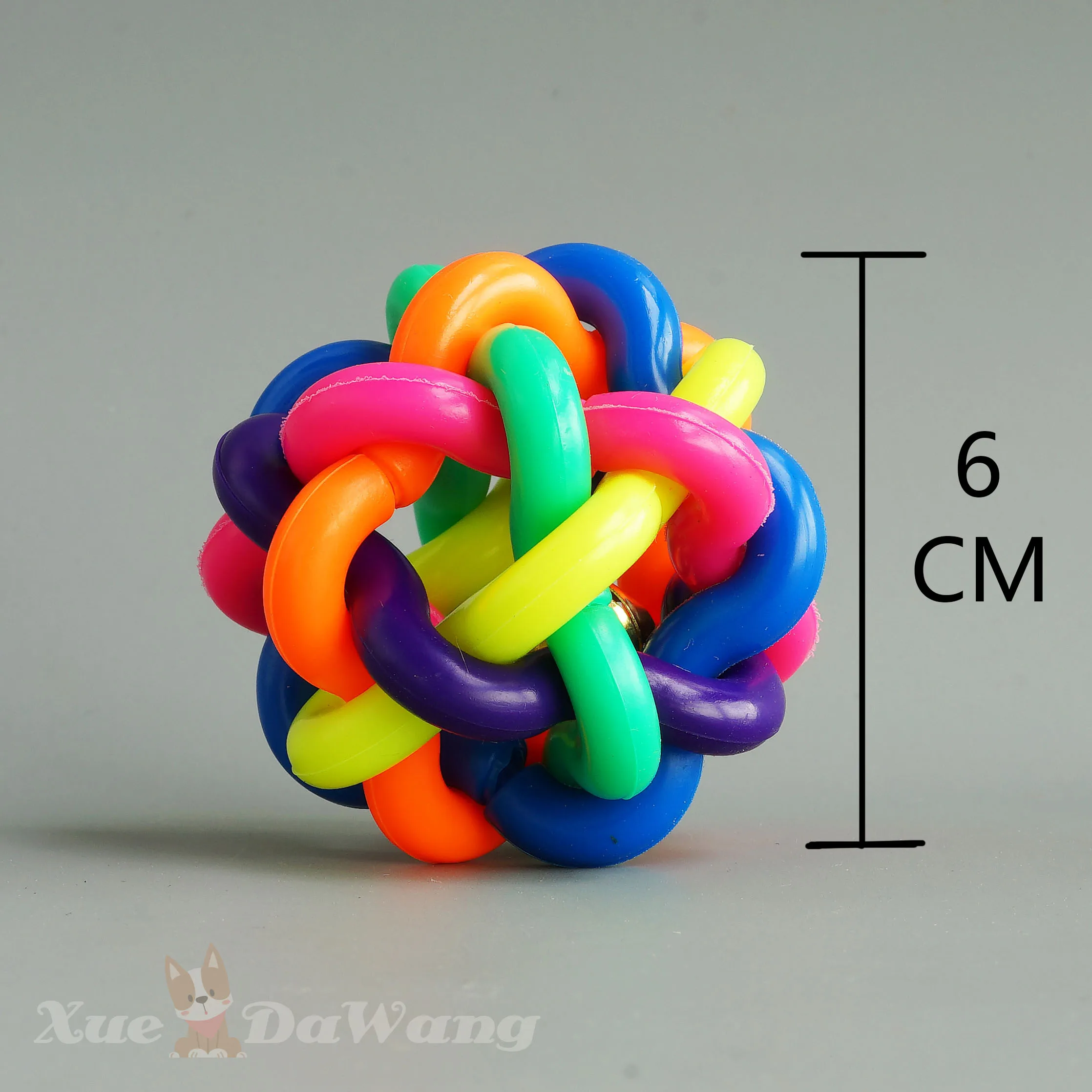 Photo Color 1 psc игрушки для кошек принадлежности для кошек мяч вокальная игрушка многоцветная игра-головоломка играемая встроенный колокольчик мяч износостойкая игрушка для домашних животных - Цвет: Photo Color