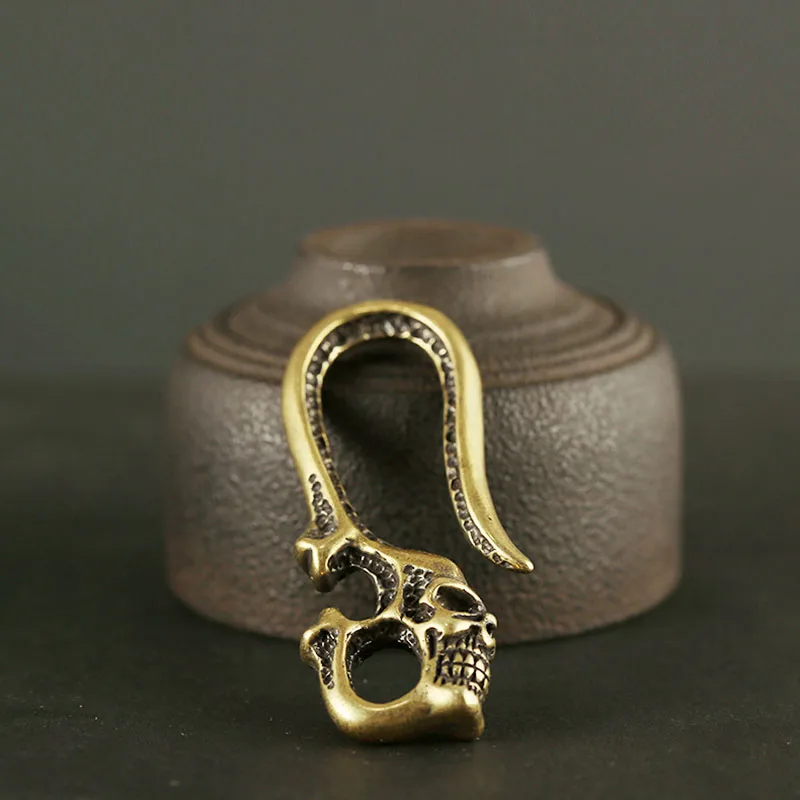 skull waist buckle brass (1)