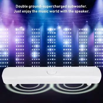 

SADA V-101 Multimedia Table Strip Speaker for Computer PC Mobile Phone with Dual-speaker heavy bass subwoofer New