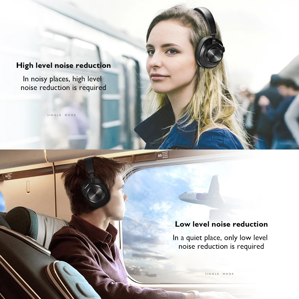 LEMFO T7 Bluetooth наушники на заказ с активным шумоподавлением Беспроводная гарнитура для телефонов и музыки с распознаванием лица