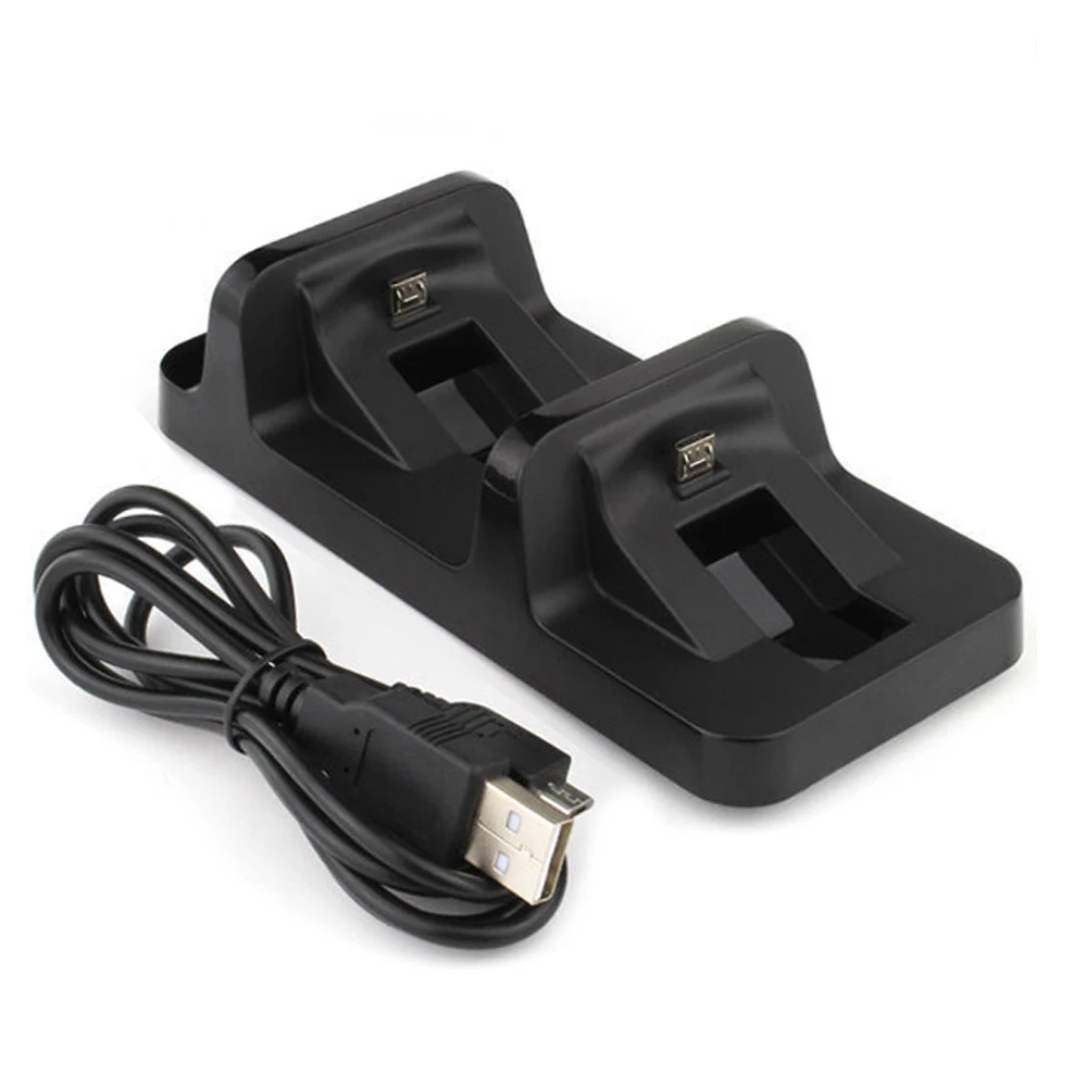 Контроллер с двойной ручкой Беспроводное зарядное устройство s Dual USB зарядная док-станция Подставка для Playstation 4 PS4 для PS4 зарядное устройство