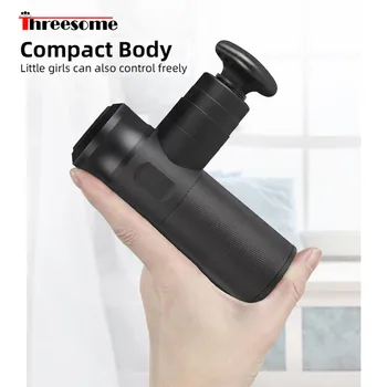 

Massage Gun Mini Portable Electric Massager fat loss USB charging body Deep Muscle Relaxation Low Noise aluminum alloy material
