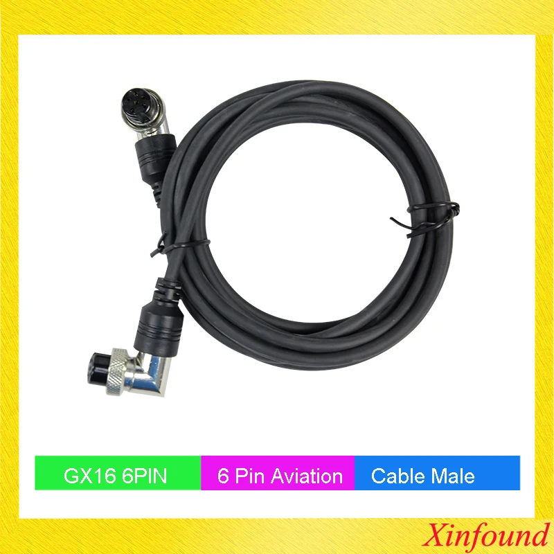 4 to 6 Pins Sewer Drain Pipe Camera Connecting Cable Replace Connection Wire 1.5m 3m Pipe Camera Video Connection Cable 2