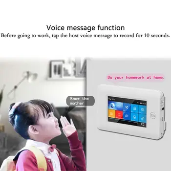 

1Set Wireless Home Security WIFI GSM GPRS Alarm System APP Remote Control RFID Card Arm Disarm Kit with Colorful Screen