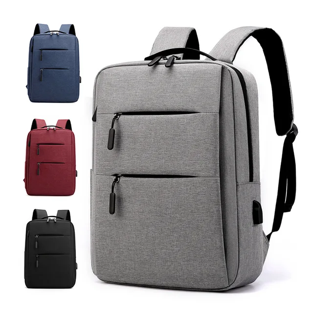 Business Laptop Backpack Anti-theft Waterproof Men Travel Multifunction USB Charging / School Bag 1