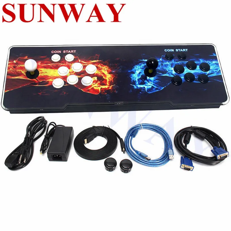 Pandora's box 9D 2500 В 1 аркадная игровая консоль с поддержкой 3P 4P tekken 1 игровой usb геймпад Plug and play Поддержка 3d игры для дома/телевизора