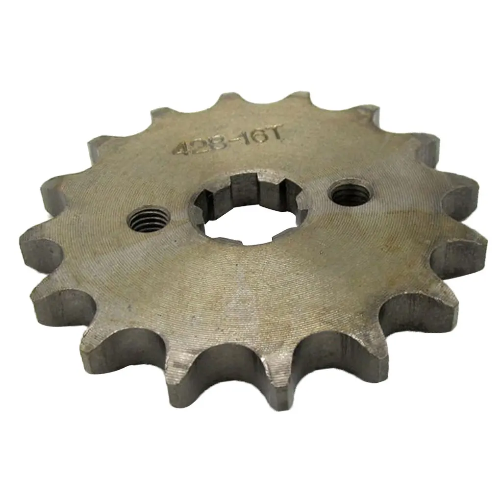 Chain 428 16 Tooth Front Engine Sprocket Dirt Pit Bike ATV Moped 17mm Shaft