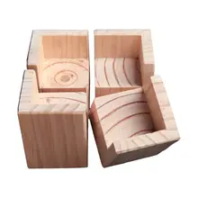 Мебельный подъемник кровати стояк каркасные стояки создать под кровать для хранения выдерживают высокую нагрузку набор из 4(дерево цвет