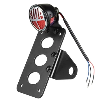 

Motorcycle Side Mount Tail Light License Plate Bracket