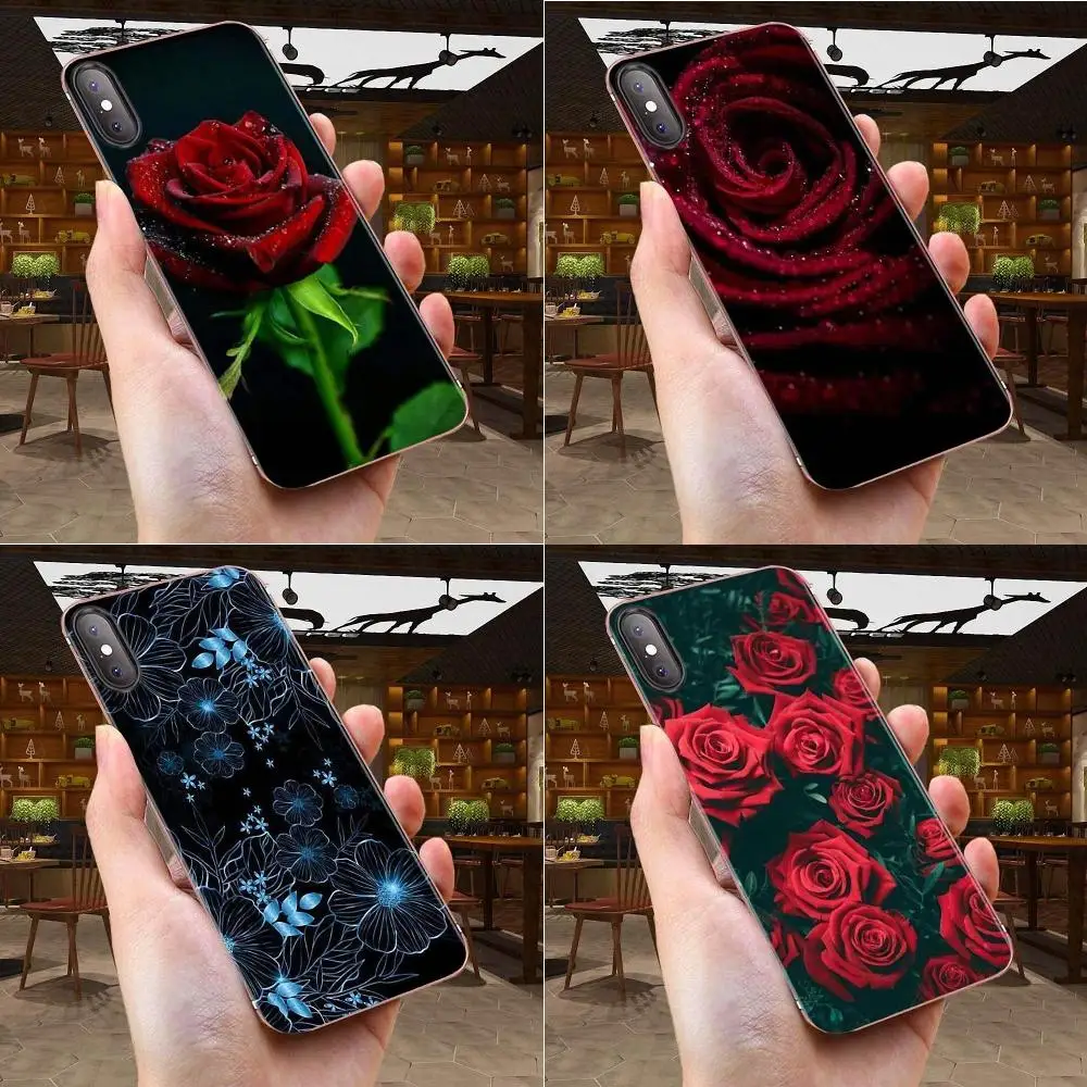 Мягкие модные оригинальные розовые цветы для Motorola Moto G G2 G3 G4 G5 G6 G7 Plus