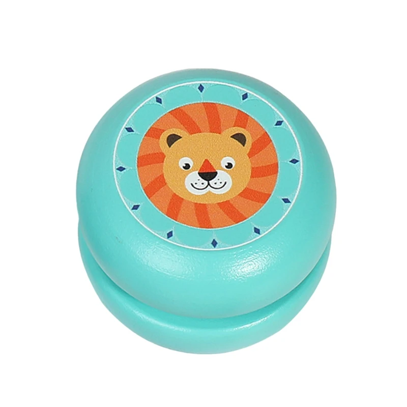 Wood Yo Yos Toys Animal Pattern Yoyo Ball Thread Control for Birthday Carnival Kids Children Prizes Gift |